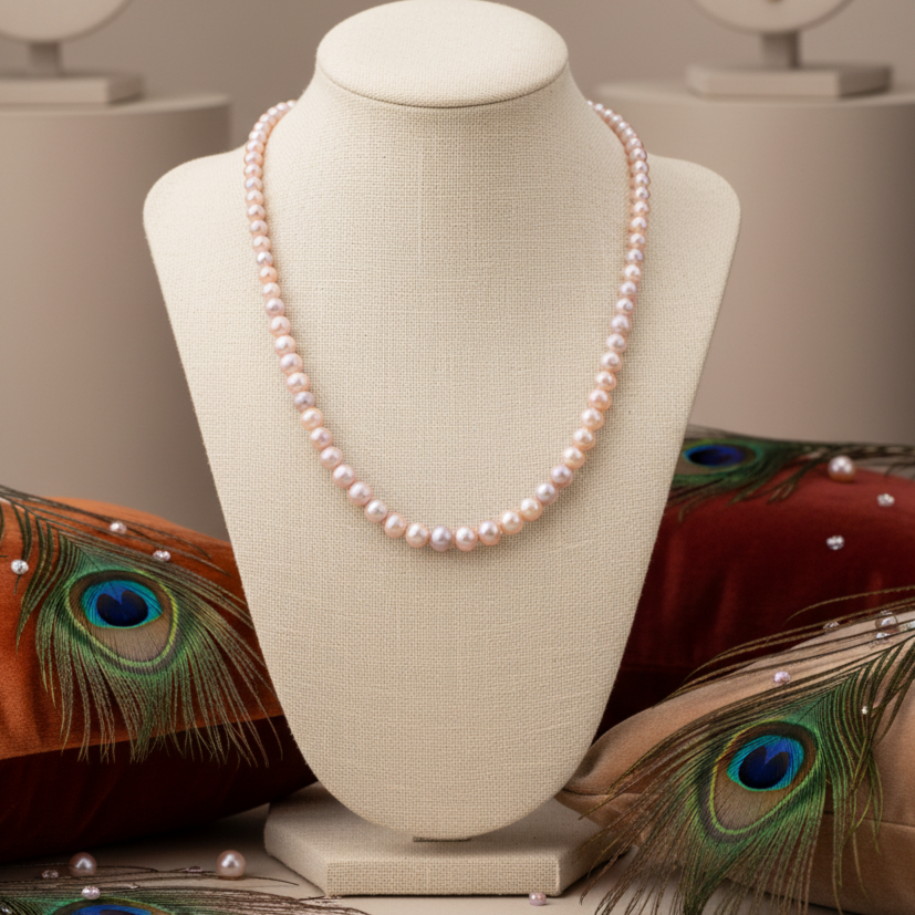 Naturally Lavender Graduation Pearl Strand